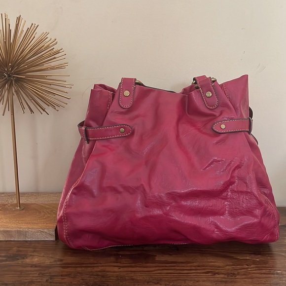 Gorgeous AXCESS Rasberry Red Hobo Bag - Picture 2 of 8
